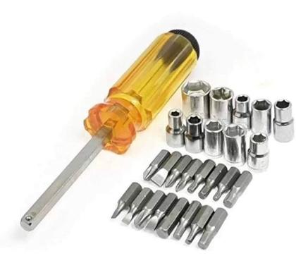 Imagem de Conjunto Jogo De Chave De Bits Fenda 28pçs Com Estojo