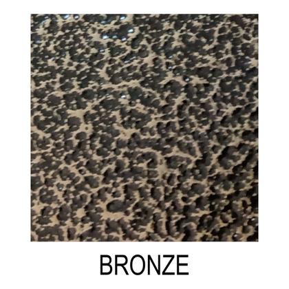 Imagem de Conjunto Jogo Mesa Cozinha Ciplafe Luna 6 Cadeiras Tubo Bronze Tampo Madeira Cor Amendoa 1,36m x 0,80m Retangular