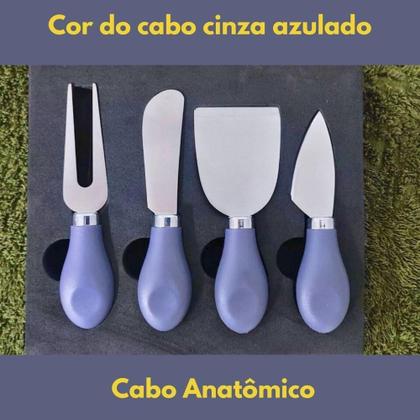 Imagem de Conjunto Jogo Para Queijo Premium 4 Peças Gourmet Mesa Posta
