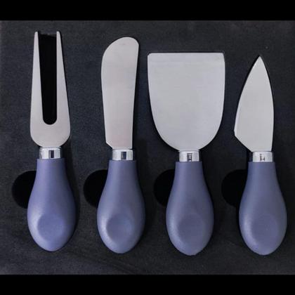 Imagem de Conjunto Jogo Para Queijo Premium 4 Peças Gourmet Mesa Posta - Unyhome