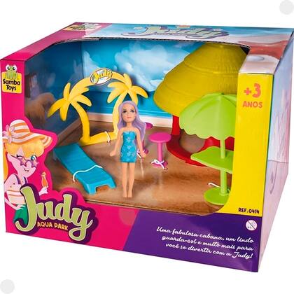Conjunto Judy Aqua Park Cabana Sortido 0414 - Samba Toys - Bonecas