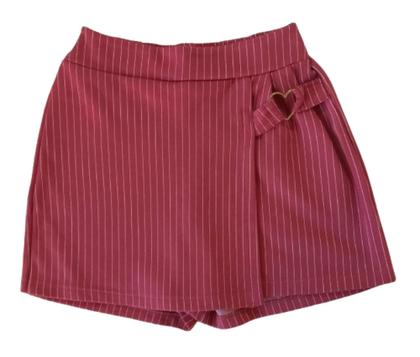 Imagem de Conjunto Juvenil Feminino Blusa MC + Shorts Saia Angerô