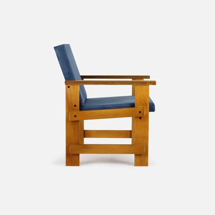 Imagem de Conjunto Kit 2 Poltronas Cadeiras Madeira Treliça Sala Decorativa Varanda Rustica