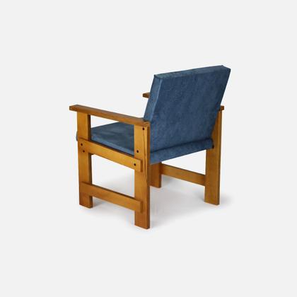 Imagem de Conjunto Kit 2 Poltronas Cadeiras Madeira Treliça Sala Decorativa Varanda Rustica