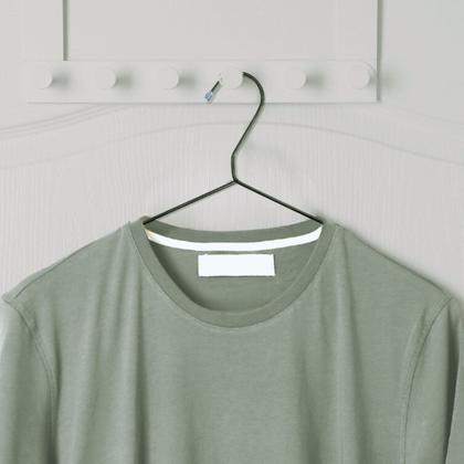 Imagem de Conjunto Kit 20 Peças Cabides Acabamento Clássico Elegante Aço Armário Resistente Multiuso