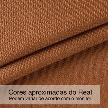 Imagem de Conjunto Kit 4 Almofadas Cheia Macia em Linho Premium Sofa Decorativa 45x45 Terracota