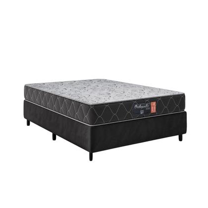 Imagem de Conjunto Kit Cama Box Suede Solteiro com Colchão Orthopedic Comfort Prime 88x188