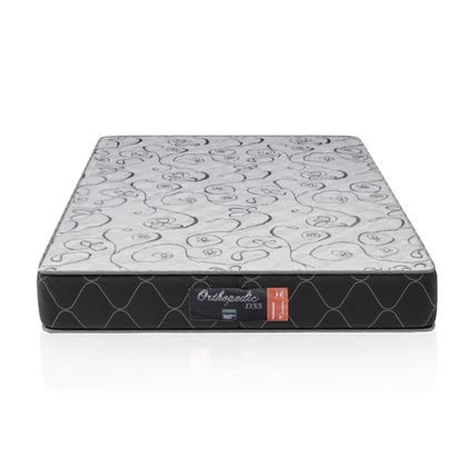 Imagem de Conjunto Kit Cama Box Suede Solteiro com Colchão Orthopedic Comfort Prime 88x188