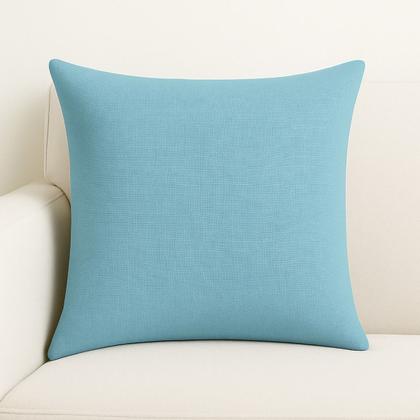 Imagem de Conjunto kit Capa de Almofada Linho Premium Sofa Sala Quarto Decorativa Ziper Invisivel 45x45 Cinza Claro