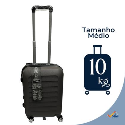 Imagem de Conjunto Kit com 3 Malas de Viagem Jogo de Bordo em Plástico 23kg, 10kg e Frasqueira 14"