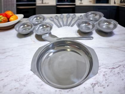 Imagem de Conjunto Kit Cozinha Gourmet Para Sobremesa 14 Peças Em Inox