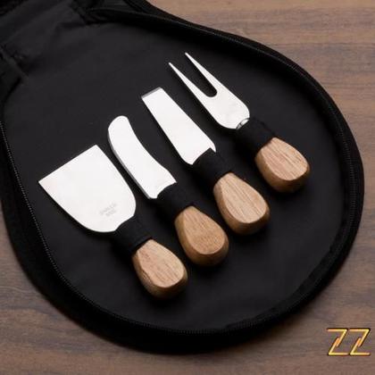 Imagem de Conjunto Kit Para Queijo e Petiscos Com 5 Peças Gourmet