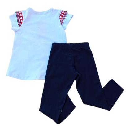 Imagem de Conjunto Kukiê Branco K Lovers com Legging