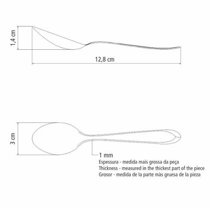 Imagem de Conjunto Laguna Chá E Sobremesa 72 Pçs Inox Itop Tramontina