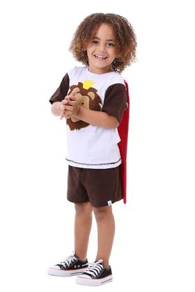 Imagem de Conjunto Leão - camiseta com capa e shorts