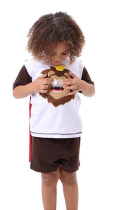 Imagem de Conjunto Leão - camiseta com capa e shorts