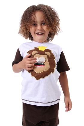 Imagem de Conjunto Leão - camiseta com capa e shorts