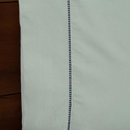 Imagem de Conjunto Lençol Super King Ponto Palito 300 Fios 100% Algodão com Elástico 3 peças