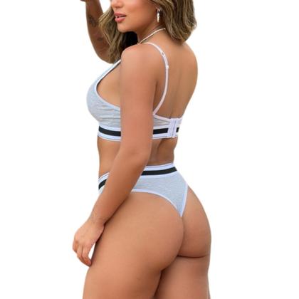Imagem de Conjunto lingerie algodão premium calcinha top