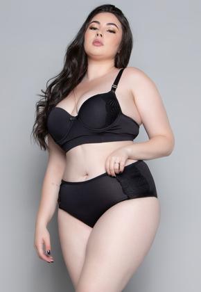 Imagem de Conjunto Lingerie Bella Fiore Modas Plus Size Luxo Com Bojo