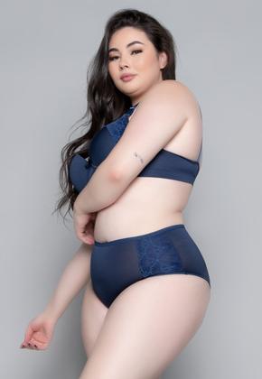 Imagem de Conjunto Lingerie Bella Fiore Modas Plus Size Luxo Com Bojo
