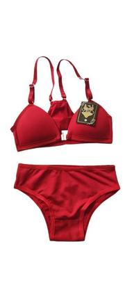 Imagem de Conjunto Lingerie Infantil Menina Moça com bojo