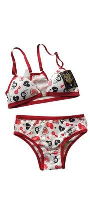 Imagem de Conjunto Lingerie Infantil Menina Moça com bojo