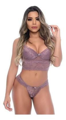 Imagem de Conjunto Lingerie Langeri Cropped