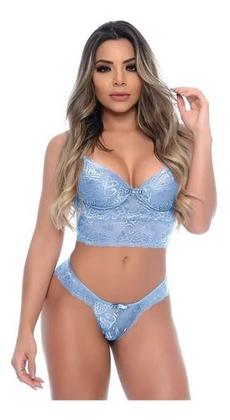 Imagem de Conjunto Lingerie Langeri Cropped