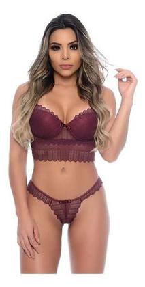 Imagem de Conjunto Lingerie Langeri Cropped