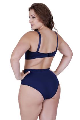 Imagem de Conjunto Lingerie Plus Size Calcinha Cós Alto Sutiã com Bojão-c15 CONJUNTO DANI