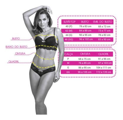 Imagem de Conjunto Lingerie Sensual Sexy 3 Peças Com Calcinha Saia Tule