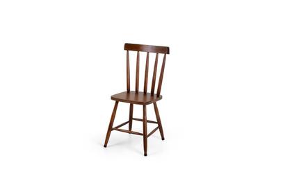 Imagem de Conjunto Liso Clássico Colonial Redondo Imbuia Mesa 4 Cadeiras 