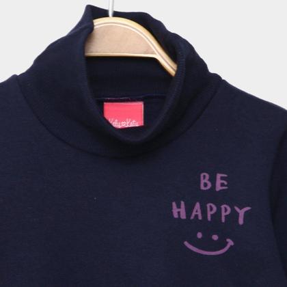 Imagem de Conjunto Longo Infantil Kely & Kety Moletom Peluciado Gola Alta Menina