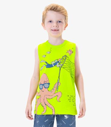 Imagem de Conjunto Machão com Bermuda Rovi Kids Verde