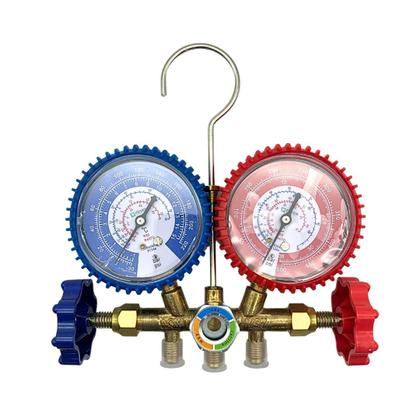 Imagem de Conjunto Manifold Gás R134A R22 R404 R407 Ar Split Geladeira