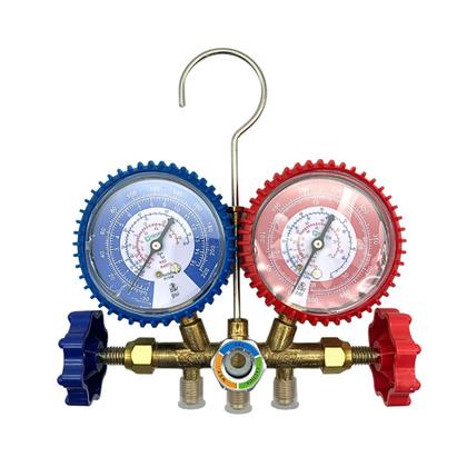 Imagem de Conjunto Manifold Gás R134A R22 R404 R407 Ar Split Geladeira