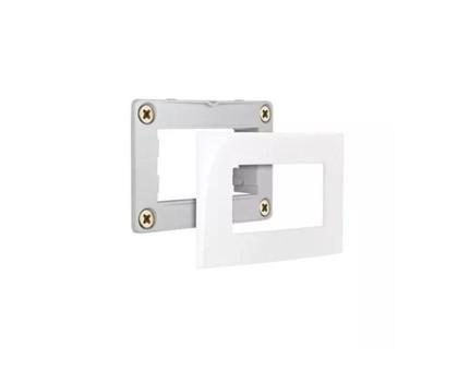 Imagem de Conjunto Margirius Interruptor Paralelo P/Móvel 65x45mm Sleek