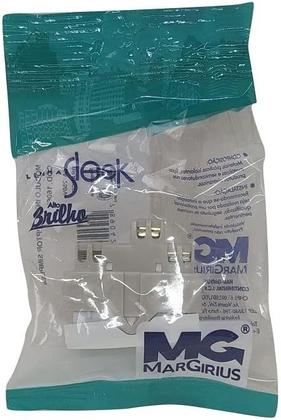 Imagem de Conjunto Margirius Sleek Módulo Interruptor Simples PA016062 Branco 673137