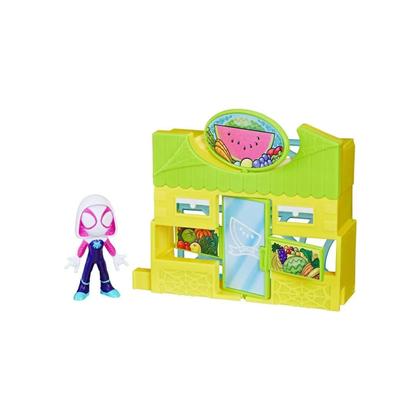 Imagem de Conjunto Marvel Spidey Gwen E Supermercado - Hasbro F8361