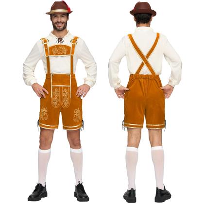 Imagem de Conjunto masculino Costume Spooktacular Creations Oktoberfest Lederhosen