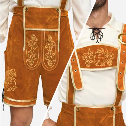 Imagem de Conjunto masculino Costume Spooktacular Creations Oktoberfest Lederhosen