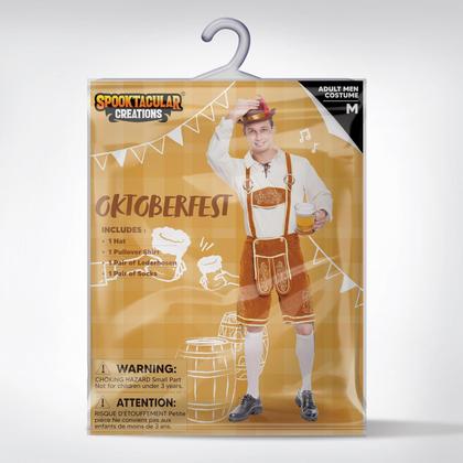 Imagem de Conjunto masculino Costume Spooktacular Creations Oktoberfest Lederhosen