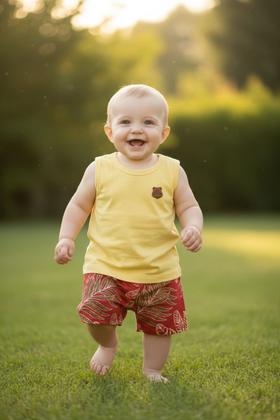 Imagem de Conjunto masculino infantil bebe regata com shorts