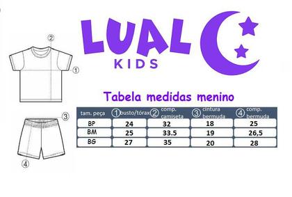 Imagem de Conjunto Masculino Infantil Hello Ocean  - Lual Kids - Cinza/Petróleo