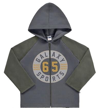 Imagem de Conjunto Masculino Moletom Flanelado Jaqueta C/capuz Nº 10