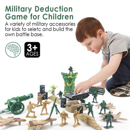 Imagem de Conjunto masculino Toy Army Divwa Army Base 160 unidades para meninos de 8 a 12 anos