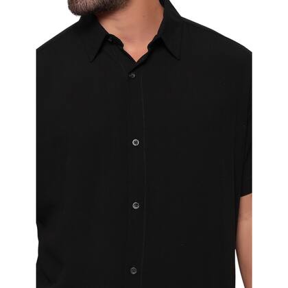 Imagem de Conjunto Masculino Viscose com Camisa de botão e Short Liso