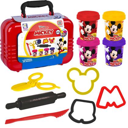 Imagem de Conjunto Massinha De Modelar Colorida Mickey Mouse Com Acessórios Para Crianças Brinquedo Disney - Cotiplás