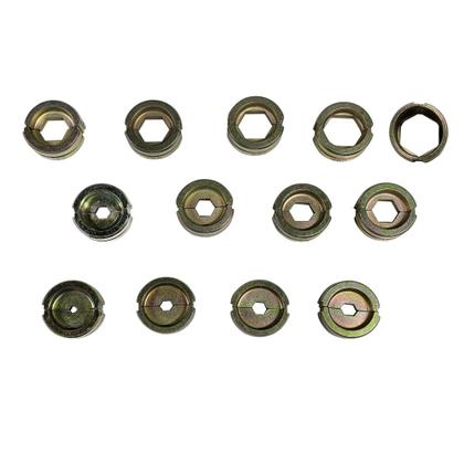 Imagem de Conjunto Matrizes para Alicate Prensa Terminais com 13 peças ACM TOOLS